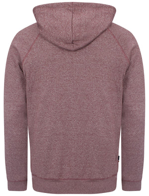 Men's soft red zip up hoodie - Le Shark