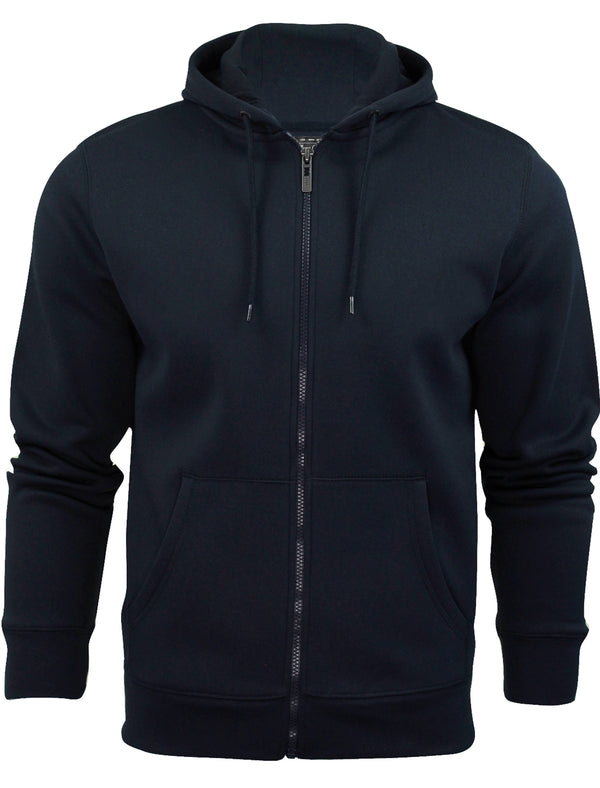 Batrig Zip Up Hoodie in Dark Navy - Dissident