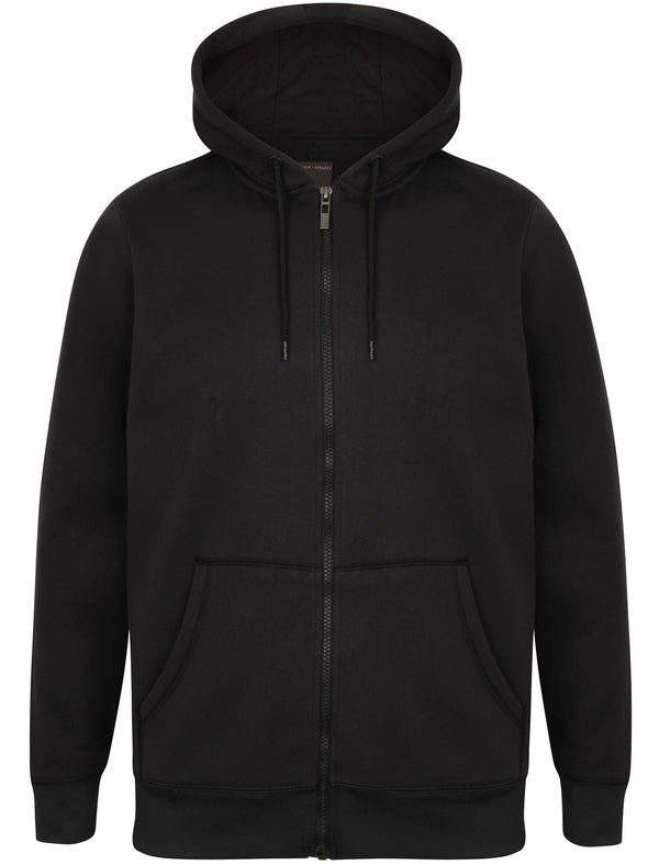 Chiswell Zip Through Hoodie in Black - Dissident