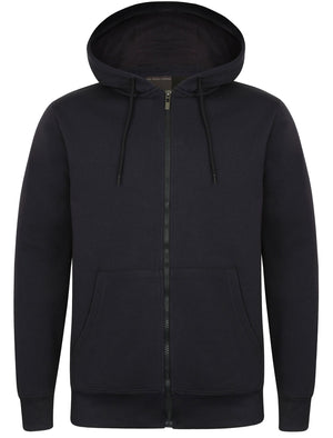 Chiswell Zip Through Hoodie in Dark Navy - Dissident