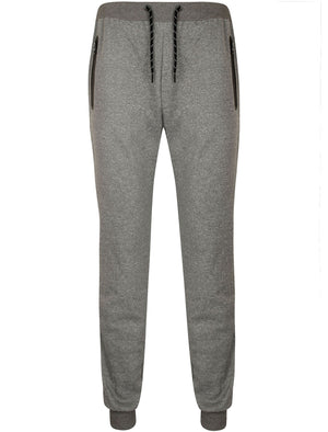 Holford Cuffed Joggers in Dark Grey Marl / White Spot - Dissident