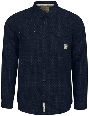 Dissident Print Shirt in Blue