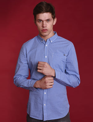 Requiem Gingham Shirt in Ocean - Tokyo Laundry