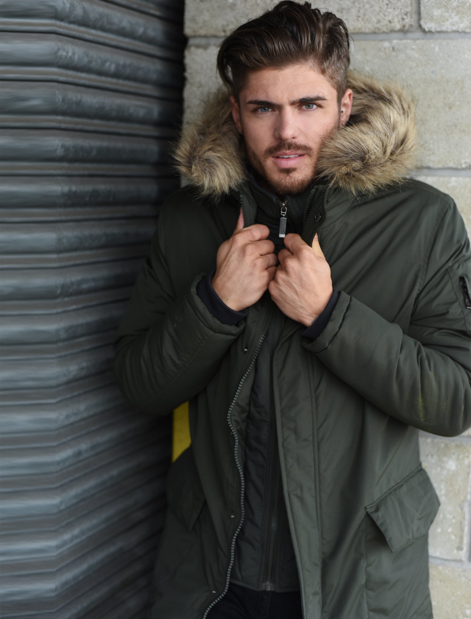 Woodland khaki jacket discount
