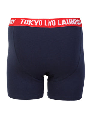 Marshall Rivers White/Navy Boxers - Tokyo Laundry