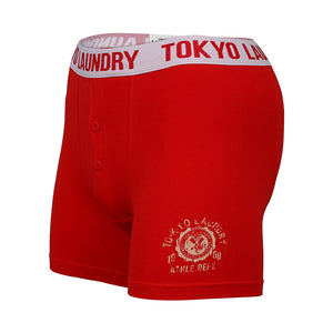 Tokyo Laundry Alumni Sports red Boxer Shorts