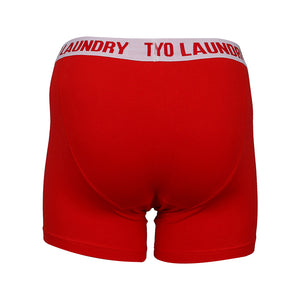 Tokyo Laundry Alumni Sports red Boxer Shorts