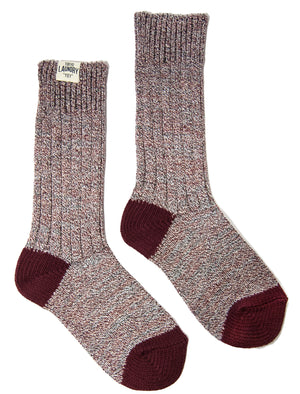 Tokyo Laundry Harv socks in black & red (2 Pack)