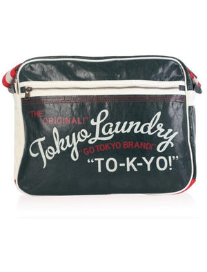 Tokyo Laundry Messenger Bag in Green