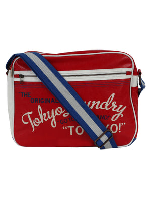 Tokyo Laundry Messenger Bag in Red