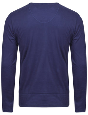 Tokyo Laundry henley top in blue