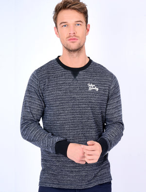 Hazen Long Sleeve Cotton Top in Charcoal / Egg Shell - Tokyo Laundry