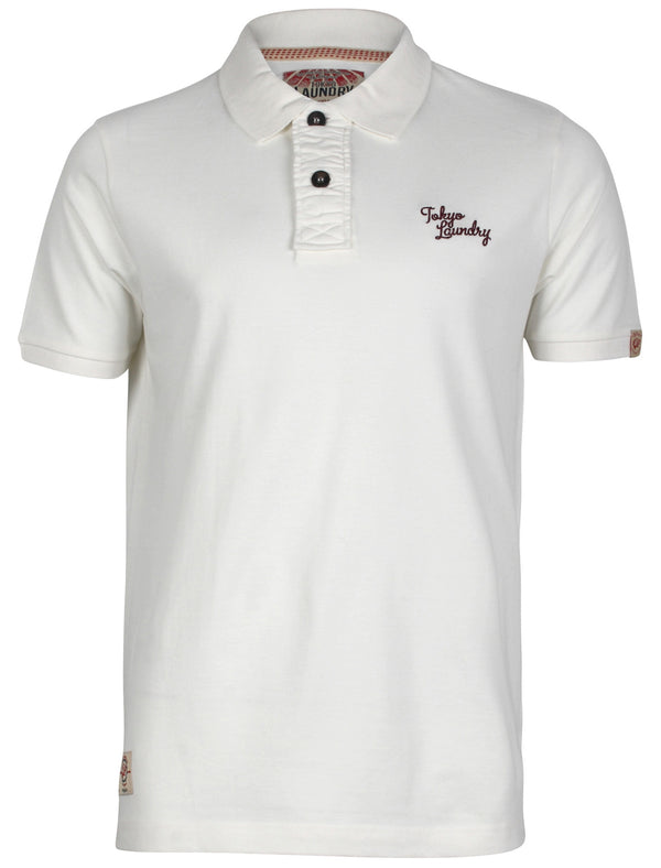 Tokyo Laundry Sophomore Cream Polo Shirt
