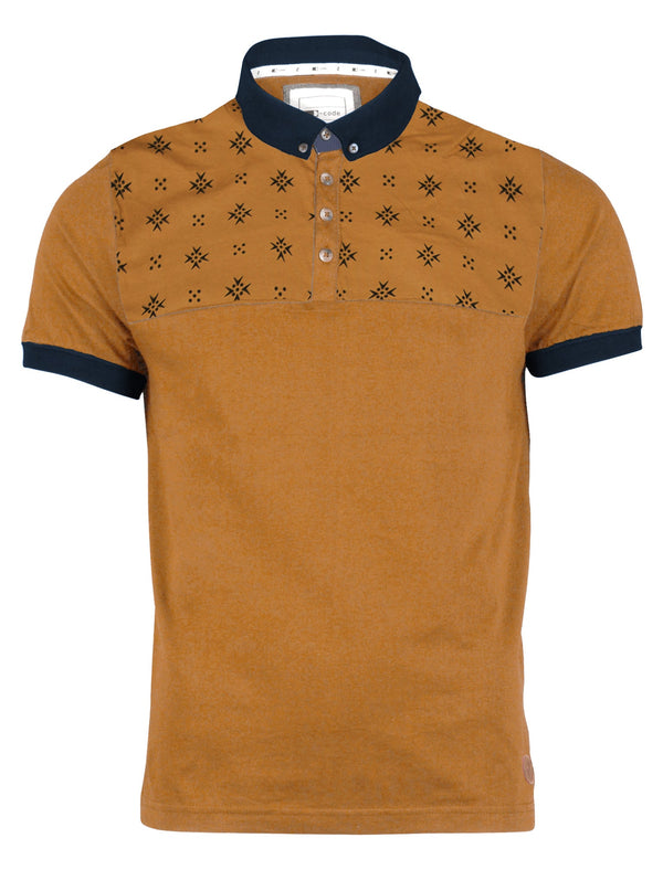 Mens D-code Filter Polo Shirt in Acorn