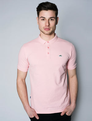Byland Polo Shirt in Pastel Pink - Le Shark