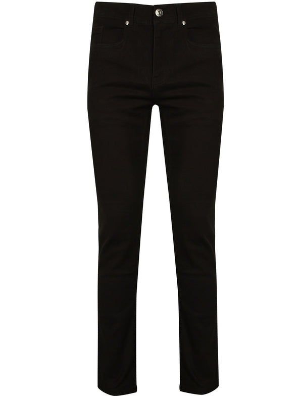 Silva Slim Fit Jeans in Black Denim - Tokyo Laundry