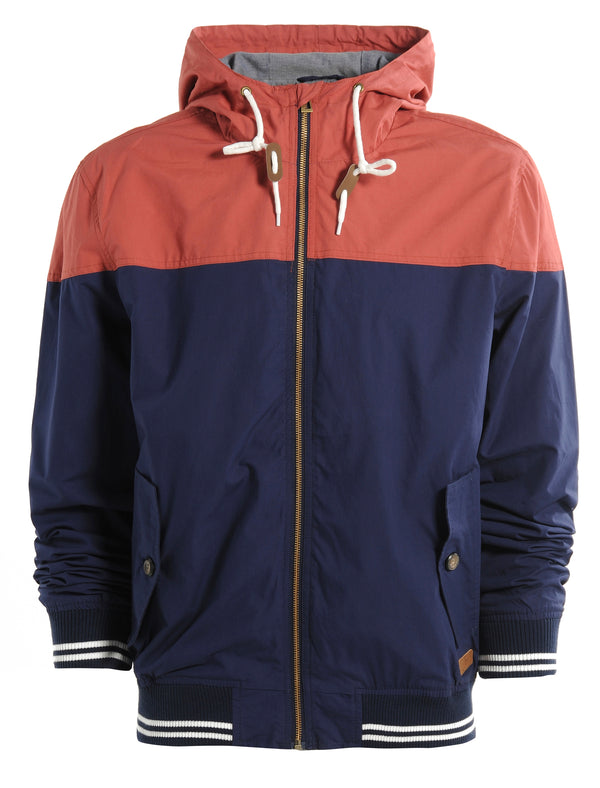 Haldane Hooded Whaterproof Eclipse Blue Jacket - D-Code