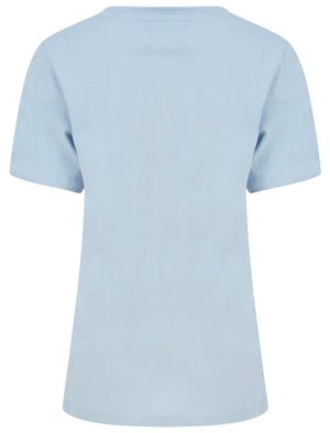 Original Motif Cotton Jersey T-Shirt in Kentucky Blue - Tokyo Laundry