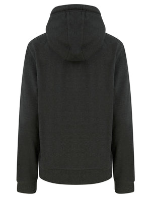 Alto Zip Through Fleece Hoodie With Borg Lined Hood in Charcoal Marl - Tokyo Laundry