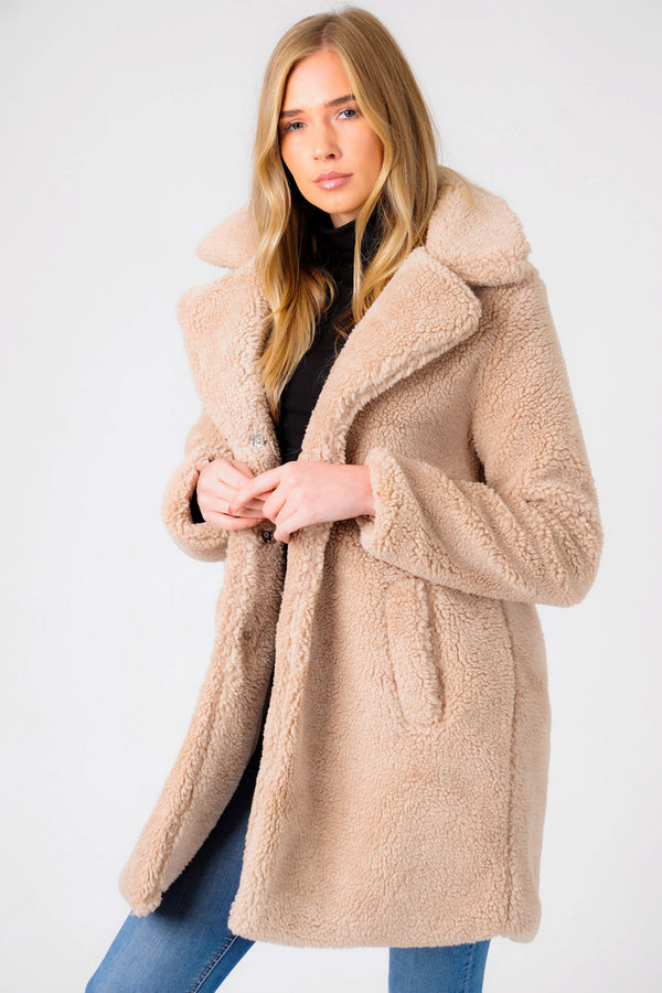 Borg lined jacket womens shop