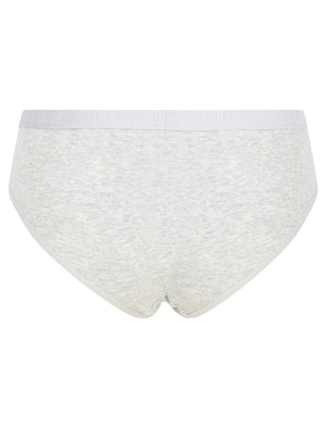 Noa (5 Pack) Cotton Assorted Briefs in Black Iris / Flint Stone / Celestial Blue / Woodrose / Light Grey Marl - Tokyo Laundry