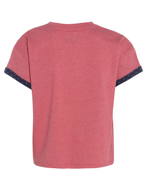 Tokyo Laundry Joy red Crew Neck T-Shirt