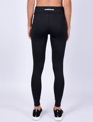 Harriet Jersey Stretch Workout Leggings in Black - Tokyo Laundry Active