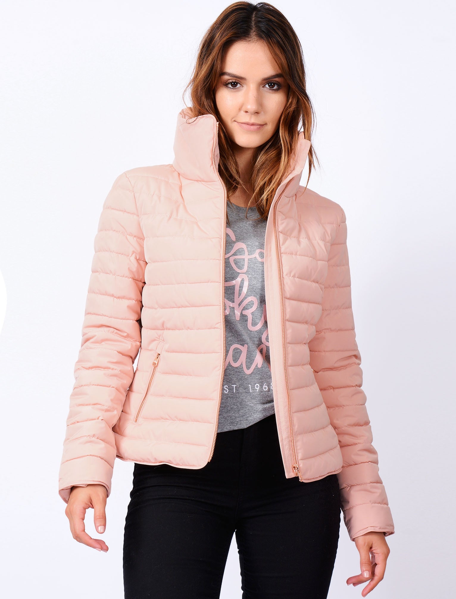 Tokyo laundry pink coat store