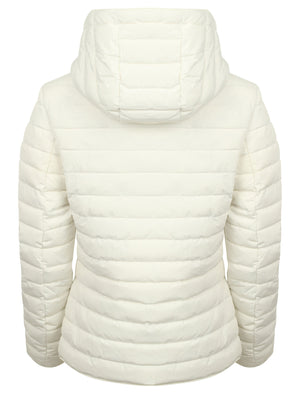 Ginger Quilted Hooded Jacket in Ivory - Tokyo Laundry