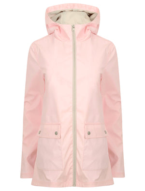 TL Seagull Hooded PU Coat in Blushing Bride - Tokyo Laundry