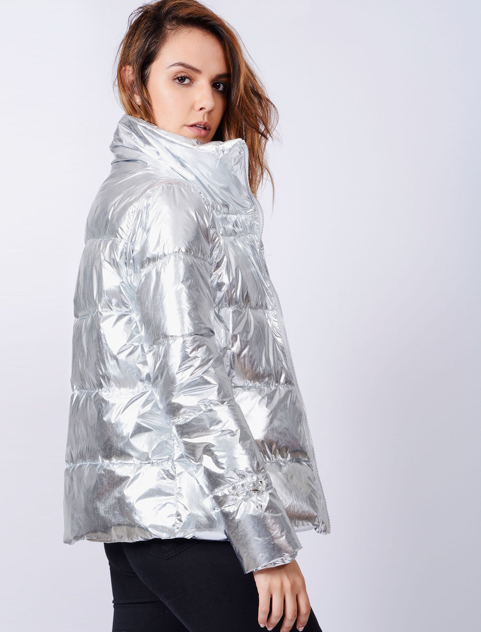 Saucony nomad jacket womens silver 2025