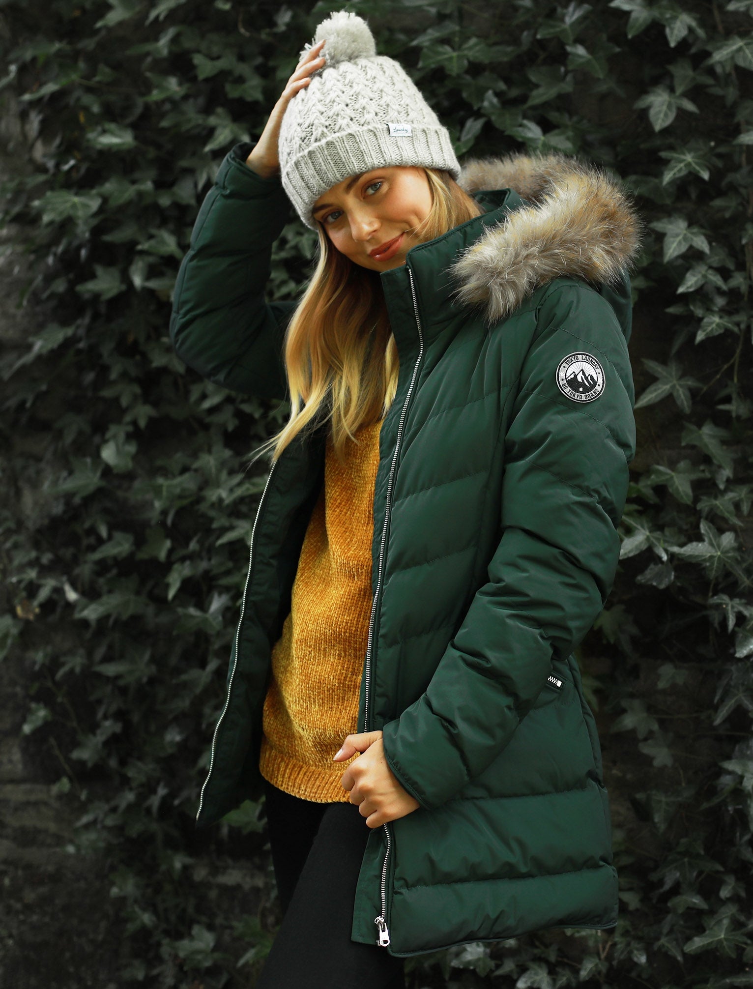 Longline Quilted Puffer Tokyo Laundry Puffer Coat Tokyo Laundry