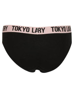 Robyn Assorted Briefs In Black / White / Light Grey / White / Black - Tokyo Laundry