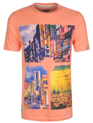 Tokyo Laundry Susumu Photo Print T-Shirt in Laundered Lilac
