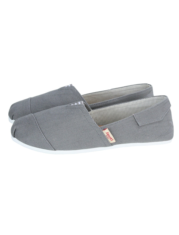 Tokyo Laundry Suwa Grey Canvas Espadrille