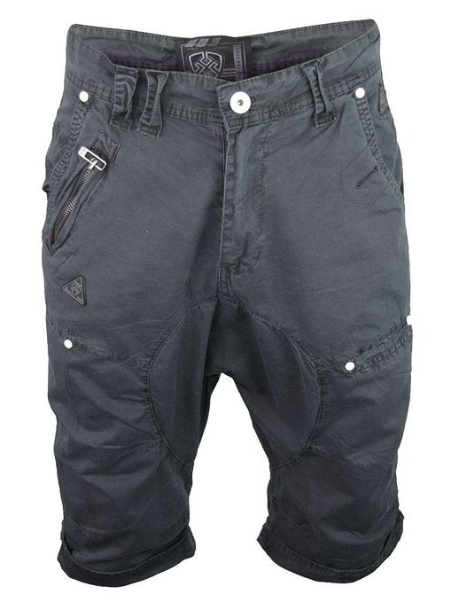 Dissident Spin cotton cargo shorts in grey
