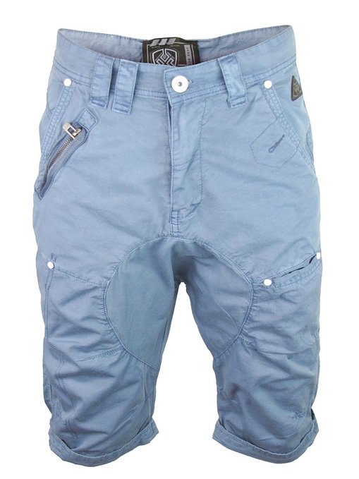 Dissident Spin cotton cargo shorts in blue