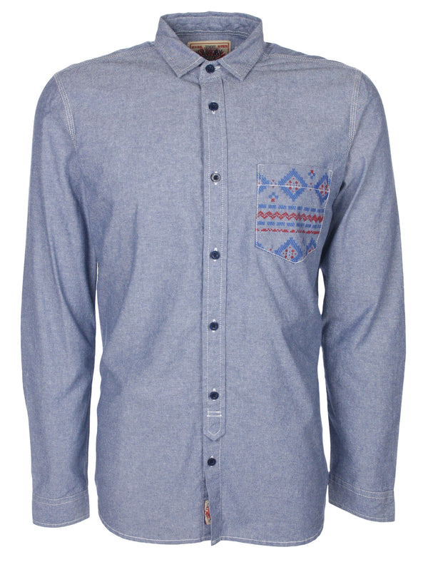 Tokyo Laundry Greco Long Sleeved Cotton Shirt
