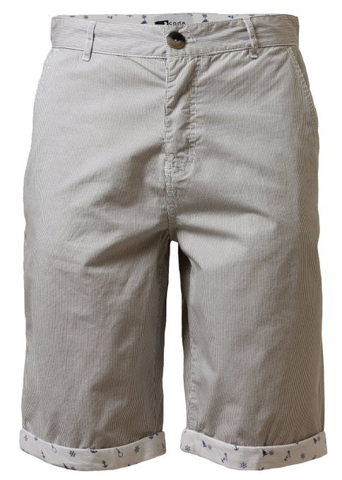 D-Code Coxon grey chino shorts