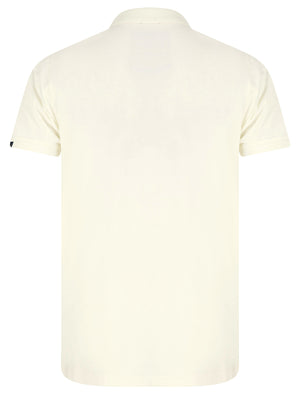 Marahau 2 Signature Cotton Pique Polo Shirt In Snow White - Tokyo Laundry