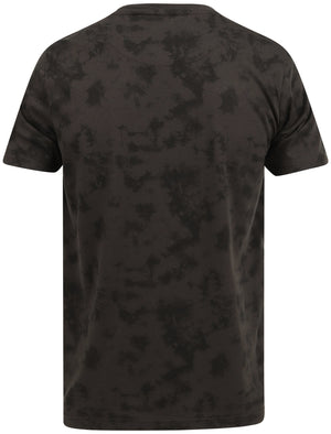 Alterman LA Motif Tie Dye Cotton Jersey T-Shirt In Raven Grey - Dissident