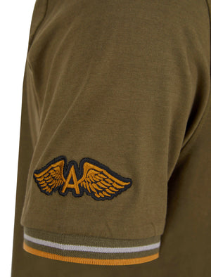 Ambush Cotton Jersey Polo Shirt With Chest Pocket In Grape Leaf - Dissident
