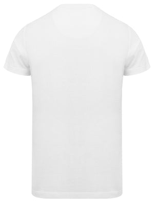 Lori NYC Skyscraper Motif Cotton Jersey T-Shirt In Optic White - Dissident
