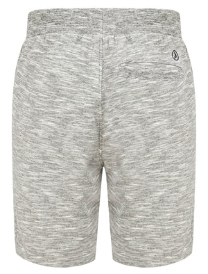 Pitsea Space Dye Cotton Blend Brushback Fleece Jogger Shorts in Grey - Dissident