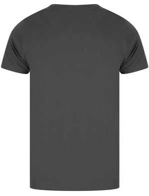 Rigg Motif Cotton Jersey T-Shirt In Asphalt Grey - Dissident