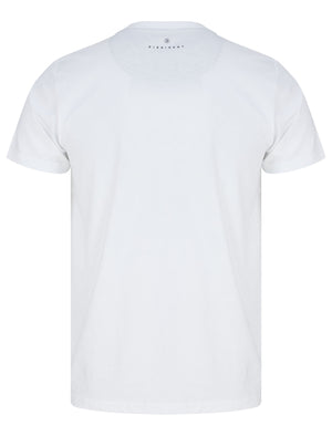 Sisco City Motif Cotton Jersey T-Shirt In Optic White - Dissident
