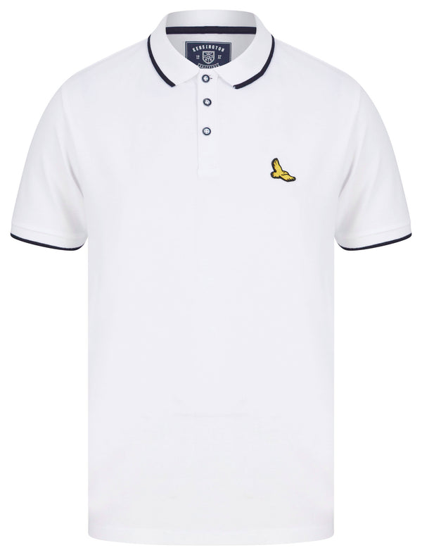 Ponsford Cotton Pique Polo Shirt in Bright White - Kensington Eastside