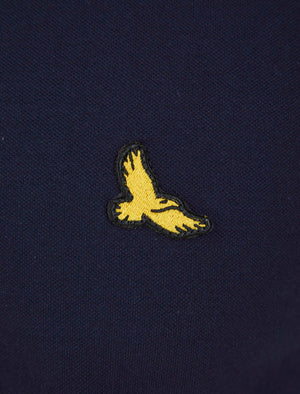 Ponsford Cotton Pique Polo Shirt In Sky Captain Navy - Kensington Eastside