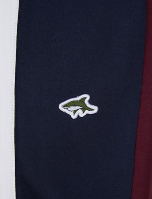 Edgar Cut & Sew Cotton Jersey T-Shirt in Light Grey Marl - Le Shark