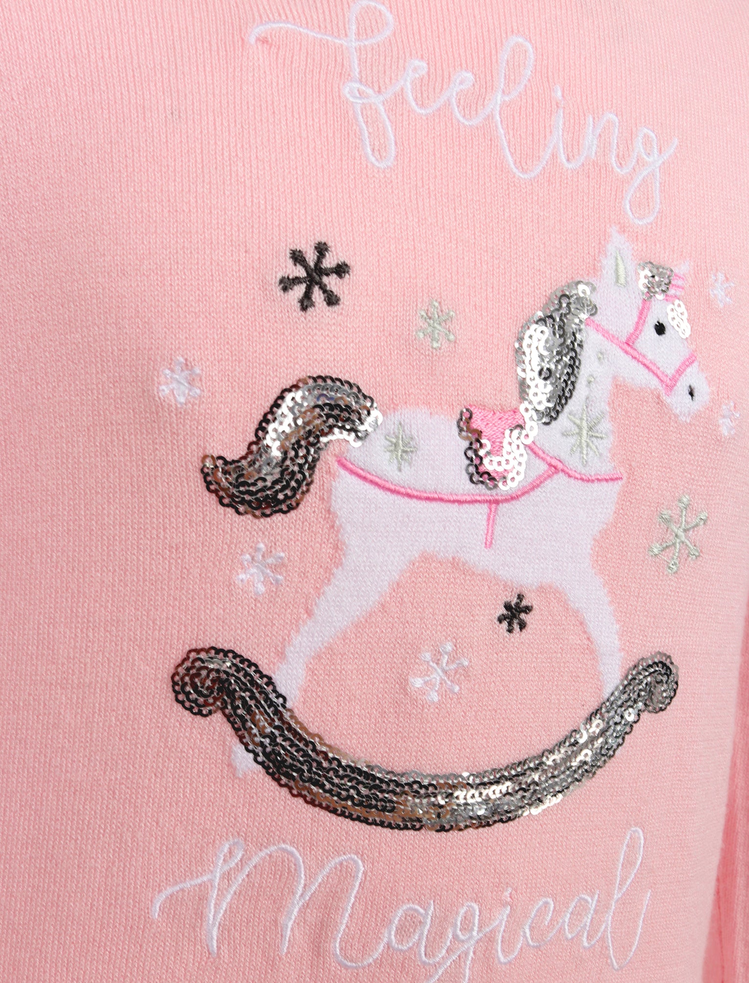 Pink unicorn christmas jumper store
